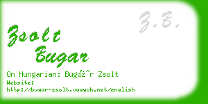 zsolt bugar business card